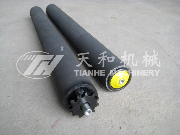 TH2214型 鋼(gang)制單鏈包膠輥(gǔn)筒